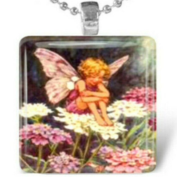 Jewelry - Necklace- NEW- Angel Fairy With Butterfly Wings Jewelry - Necklace- NEW- Angel Fairy With Butterfly Wings